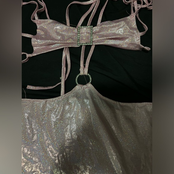 Glitter Two Piece Set Pink - Picture 2 of 2